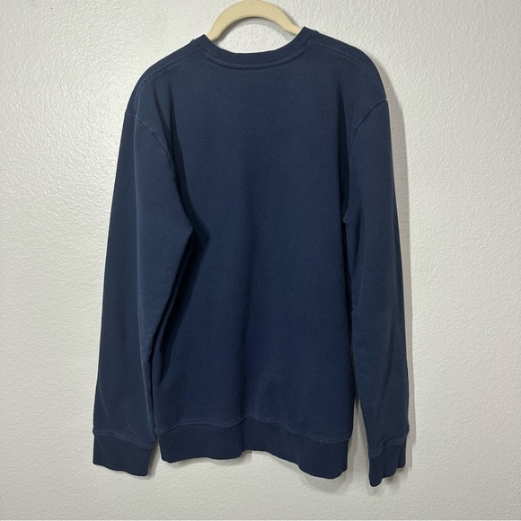 Patagonia Fitz Roy Icon Uprisal‎ Crew Sweatshirt Men's Medium Navy Blue Pullover - Picture 6 of 7